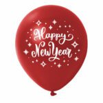 13. Latex Custom Balloons New Year - Red