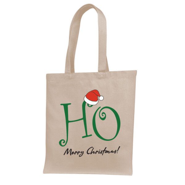 13. Natural Custom Christmas Tote