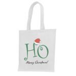 13. White Custom Christmas Tote