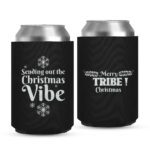 14 - Christmas Koozies - Black
