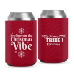 14 - Christmas Koozies - red
