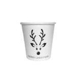 14. Merry Christmas 10oz Custom Paper Cups
