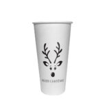14. Merry Christmas 20oz Custom Paper Cups