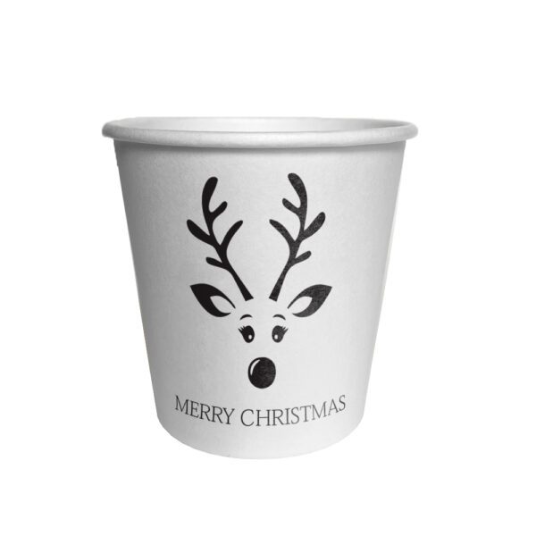 14. Merry Christmas 4oz Custom Paper Cups