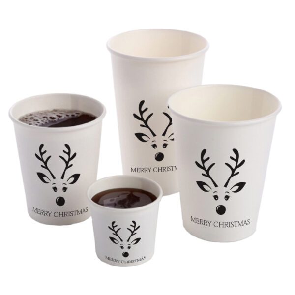 14. Merry Christmas Featured Custom Paper Cups