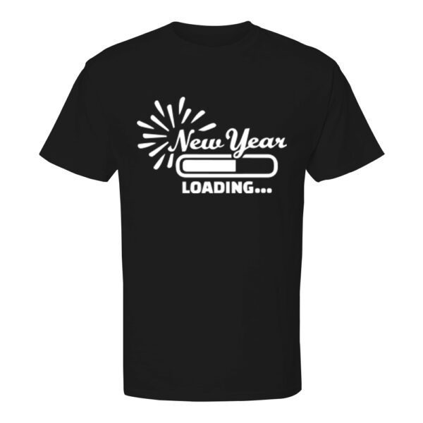 14. New Year Coming Custom T-shirts - Black