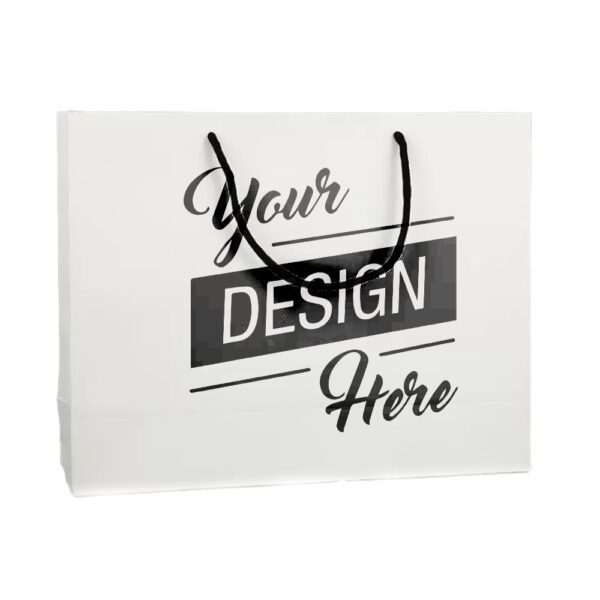 15 - custom paper bags-white