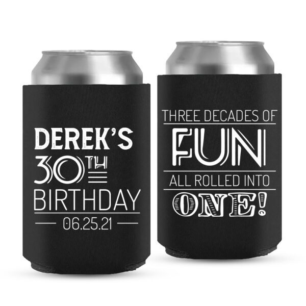 15. Custom Birthday Coolers - Black