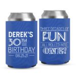 15. Custom Birthday Coolers - Blue