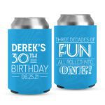 15. Custom Birthday Coolers - Cyan