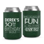 15. Custom Birthday Coolers - Green