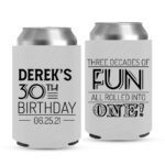 15. Custom Birthday Coolers - White