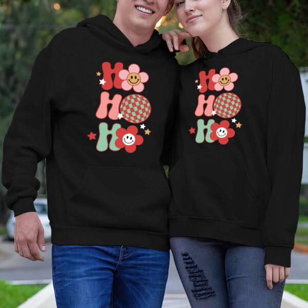 15. Ho Ho Ho Custom Christmas Hoodies For Couple