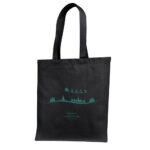 17. Black Custom Christmas Tote Bag For Shopping