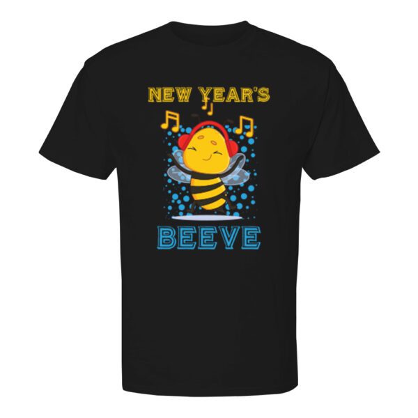 17. Funny Custom T-shirts For New Year - Black