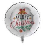 17. Round Custom Balloons For Christmas Decor