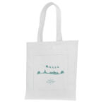 17. White Custom Christmas Tote Bag For Shopping