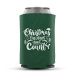 18. Personalized Christmas Koozies - Green