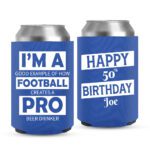 19. Custom Coolers For Birthday - Blue