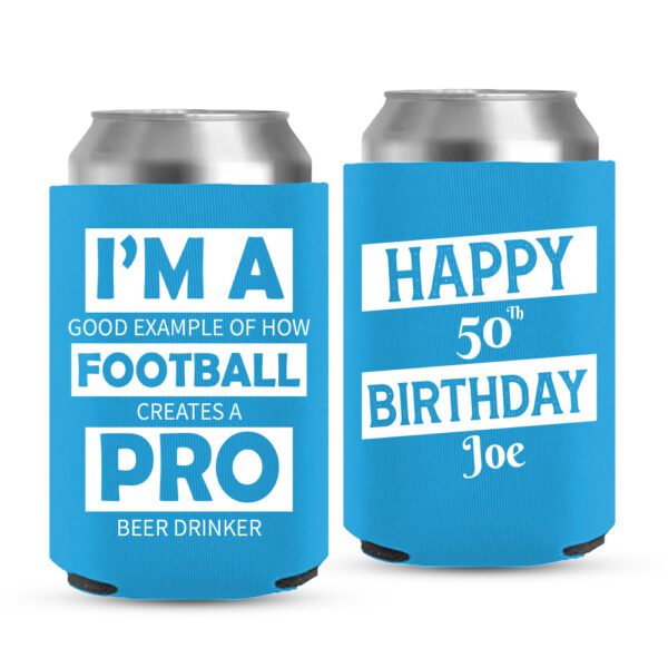 19. Custom Coolers For Birthday - Cyan