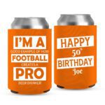 19. Custom Coolers For Birthday - Orange