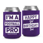 19. Custom Coolers For Birthday - Purple