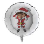 19. Kids Custom Christmas Balloons - Round