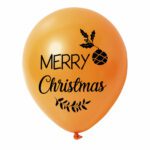 2. Custom Christmas Balloons - Orange