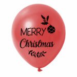 2. Custom Christmas Balloons - Red