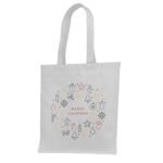 2. Custom Christmas Tote Bags - White