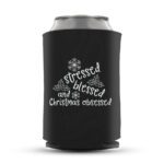2. New Custom Christmas Koozies - Black