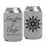 2. Wedding Koozies For Christmas - Grey