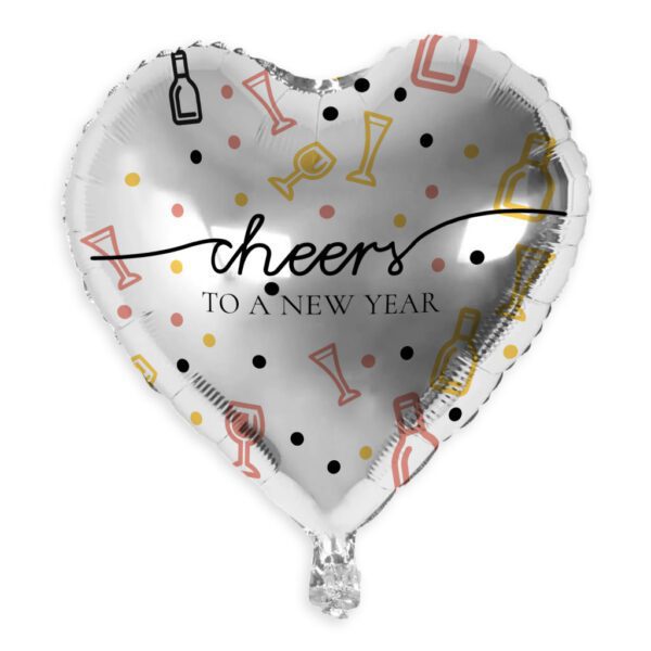 20. New Year Balloons For Celebration - Heart