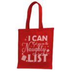 20. Red Custom Tote Bag For Christmas