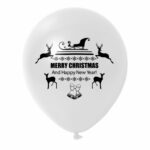 20. Special Custom Christmas Balloon - White