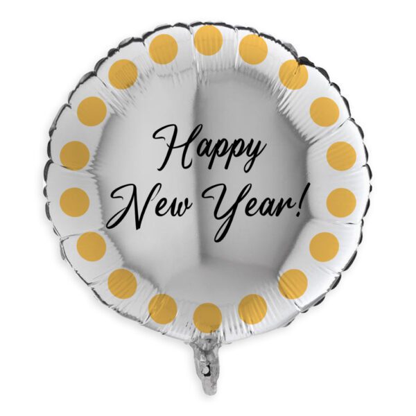 21. Round Celebration New Year Balloons