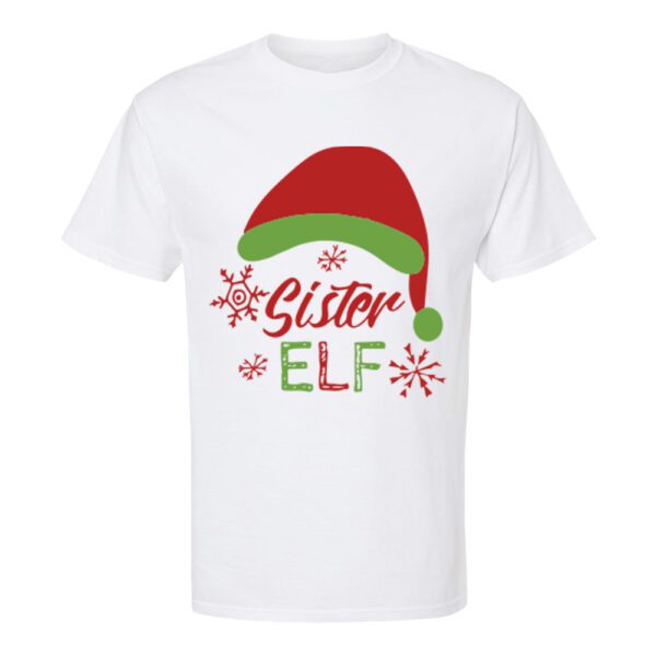 22. Cute Custom Christmas T-shirt - White