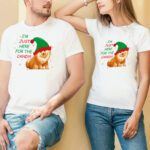 23. Full Color Custom Christmas T-shirt For Couple