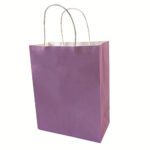25 - custom paper bags-Purple