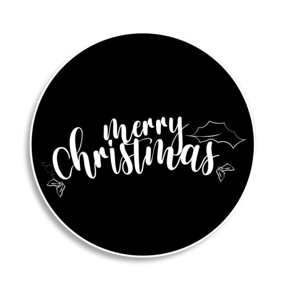 26. Christmas Wish Custom Coasters - Round