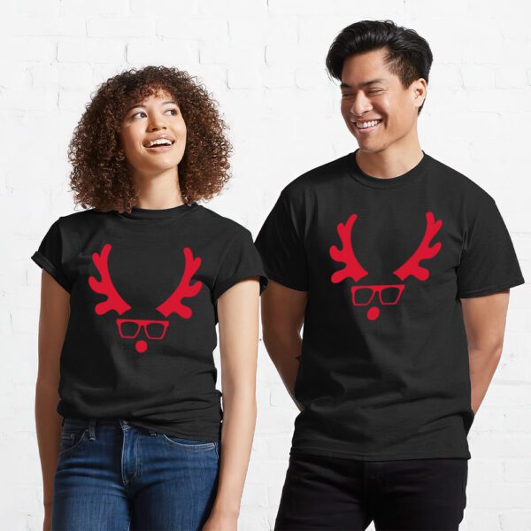 29. Cute Couple Custom Christmas T-shirts