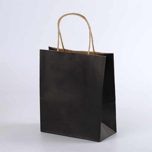 3 - custom paper bags-black