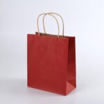 3 - custom paper bags-red
