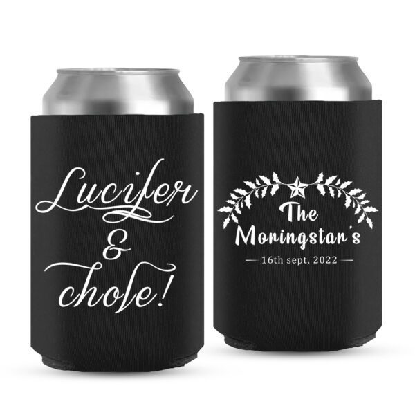 3. Black - Wedding Koozies Christmas