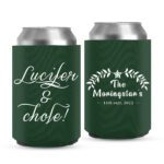 3. Green - Wedding Koozies Christmas