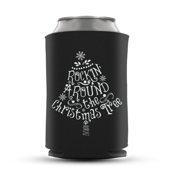 3. New Merry Christmas Koozies - Black