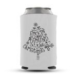 3. New Merry Christmas Koozies - White