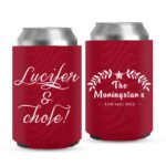 3. Red - Wedding Koozies Christmas