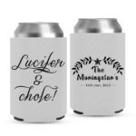 3. White - Wedding Koozies Christmas