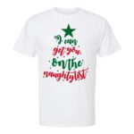 32. Customized White Christmas T-shirt